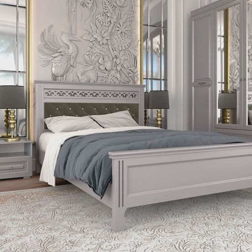 Кровать «Олимп», антрацит